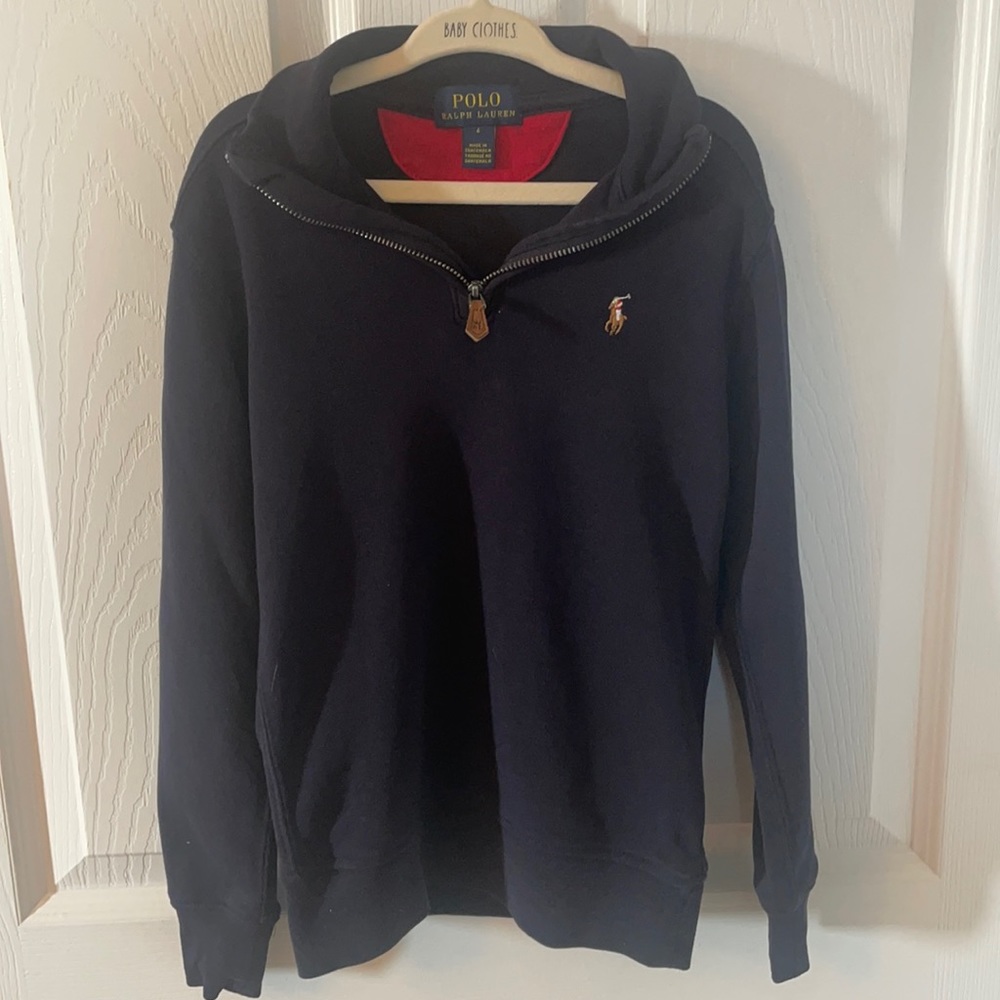 Ralph Lauren Boys Size 6 Navy Shirt, Dressy or Casual